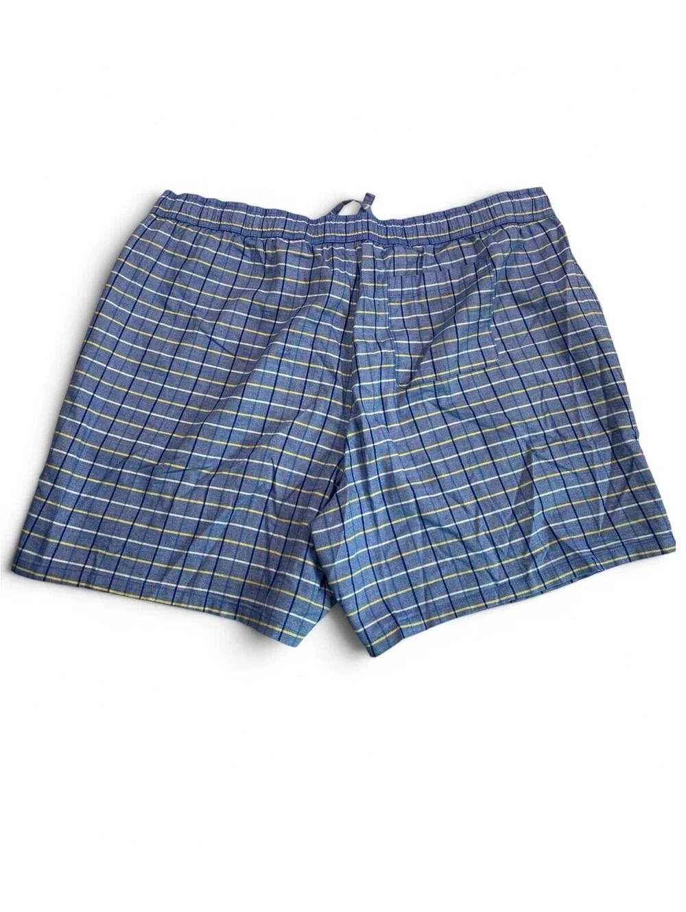 J. Crew Broken In Oxford Men’s Blue Plaid Shorts Size XXL 100 Cotton Casual
